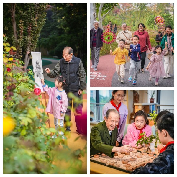 圖2：百年凝望 影像時光——老少代際融合攝影展作品展示