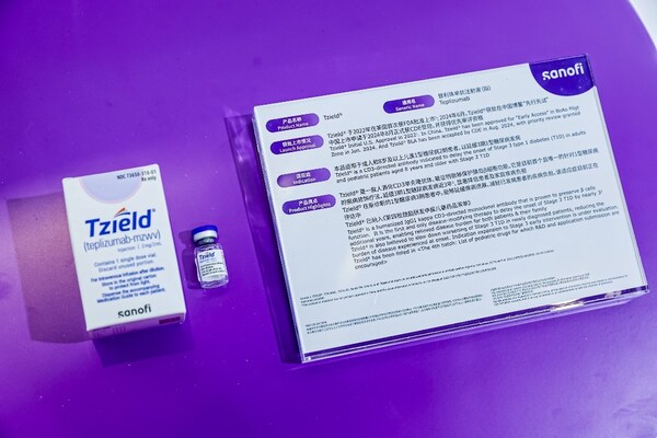 全球首個(gè)且唯一用于延緩1型糖尿病發(fā)病的創(chuàng)新藥Tzield（替利珠單抗注射液（擬））