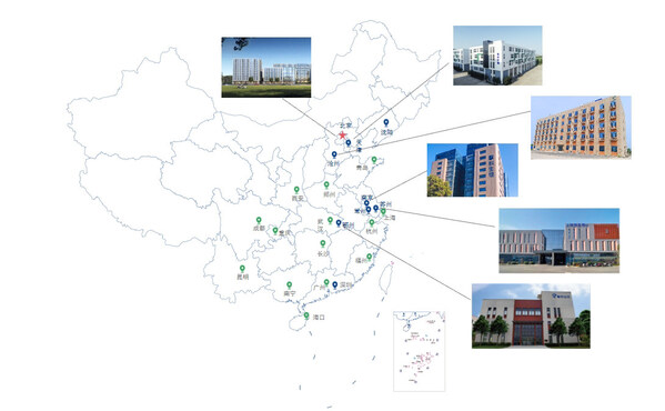 擎科生物部分子公司分布圖