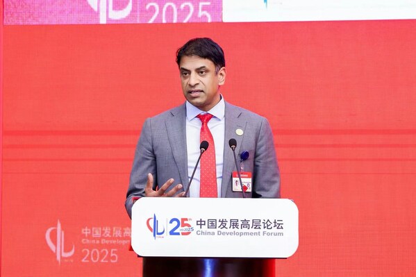 萬思瀚在中國發(fā)展高層論壇發(fā)言