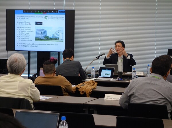 日本東京都老年醫(yī)學研究所的青柳幸之博士發(fā)表演講