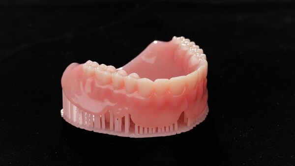 多材料一體打印活動(dòng)義齒