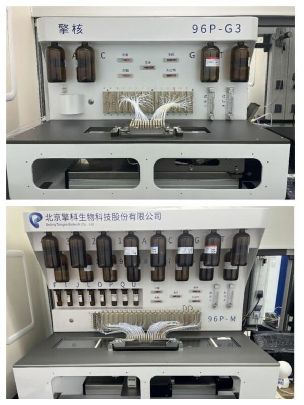 上：96P-G3合成儀；下：96P-M合成儀