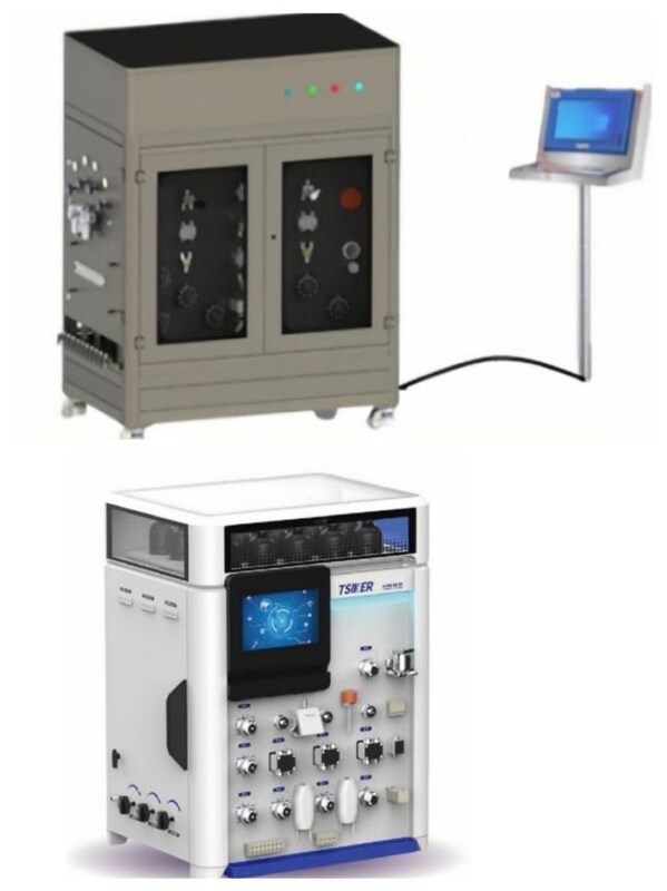 上：Syn-HL50防爆核酸合成儀；下：Syn-HL12高載量合成儀