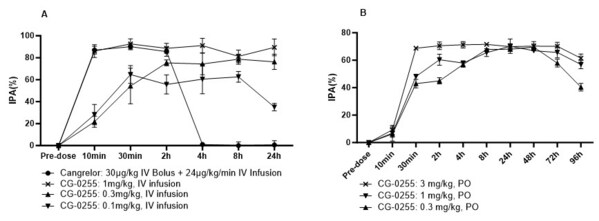 動物實驗（比格犬）藥效-時間曲線