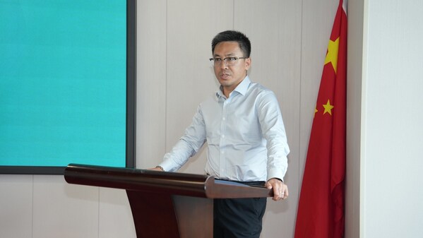 NSF大中華區(qū)涉水業(yè)務(wù)部總經(jīng)理于志勇在發(fā)布會(huì)上致辭