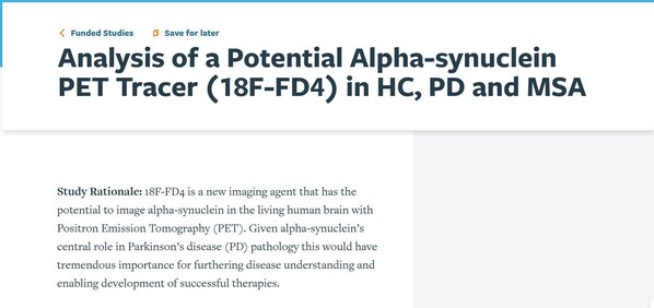 圖源自 MJFF 官網(wǎng)